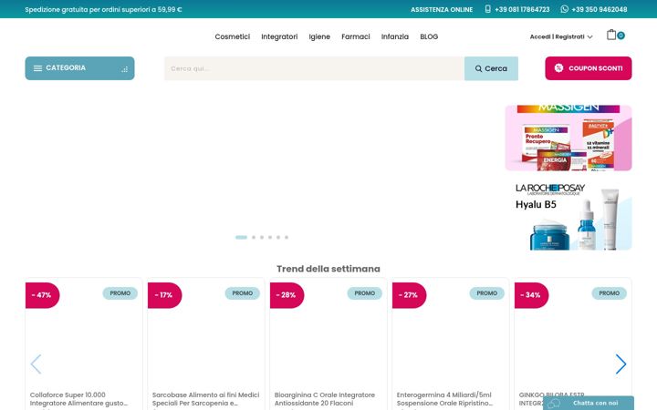 Screenshot of farmabe.it