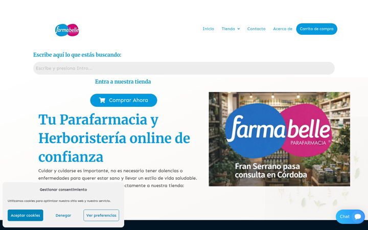 Screenshot of farmabelle.es