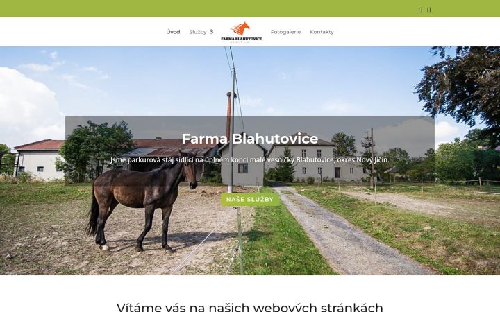 Screenshot of farmablahutovice.cz