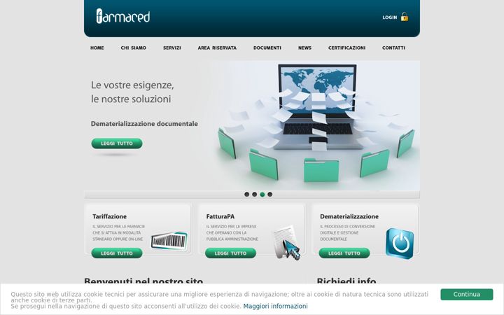 Screenshot of farmaced.it