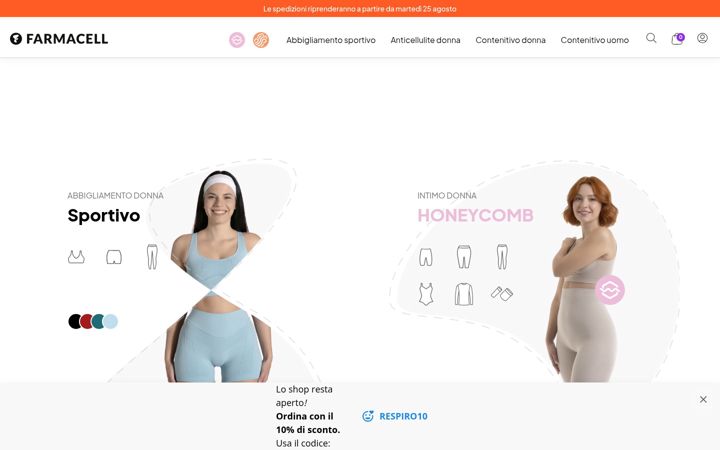 Screenshot of farmacell.com