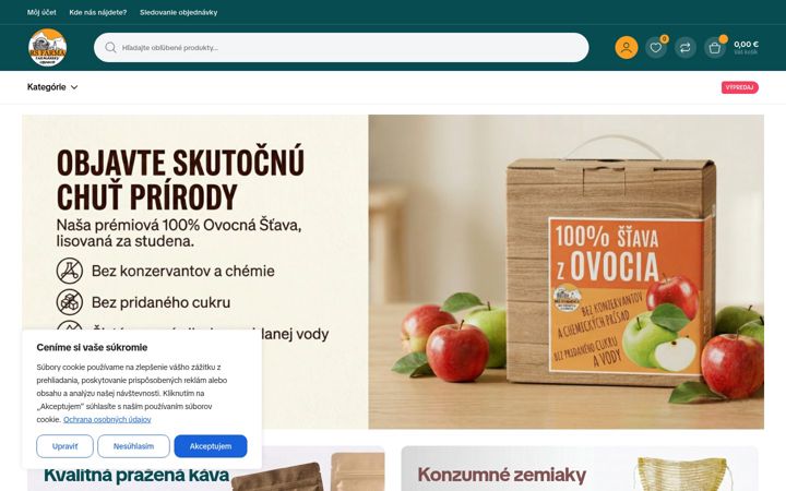 Snimka zaslona za farmacentrum.sk