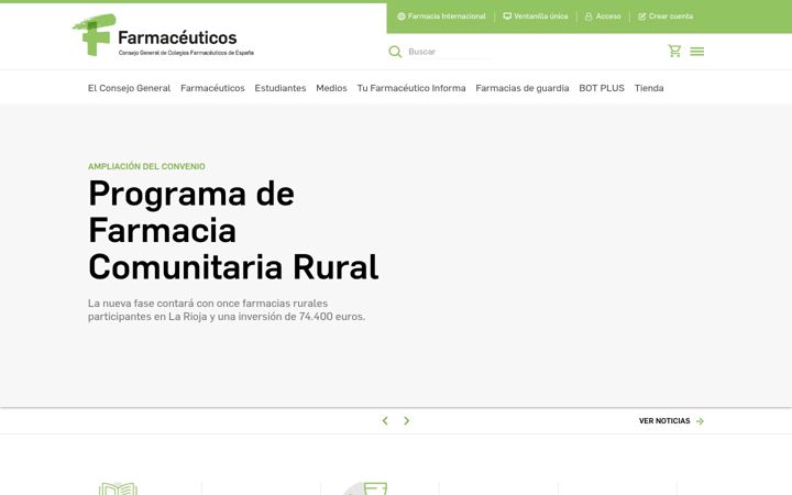 Screenshot of farmaceuticos.com