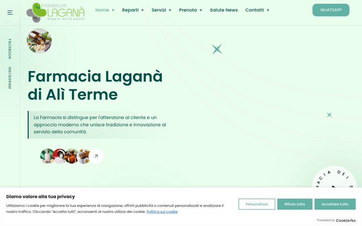 Screenshot of farmacia-aliterme.it