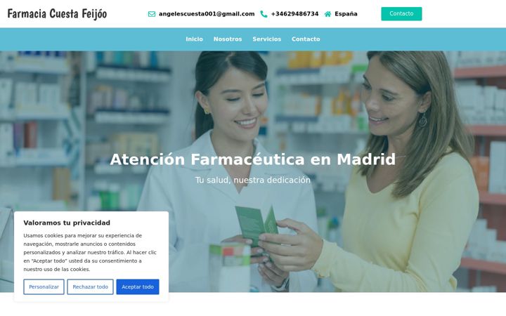 Screenshot of farmacia-angeles.es