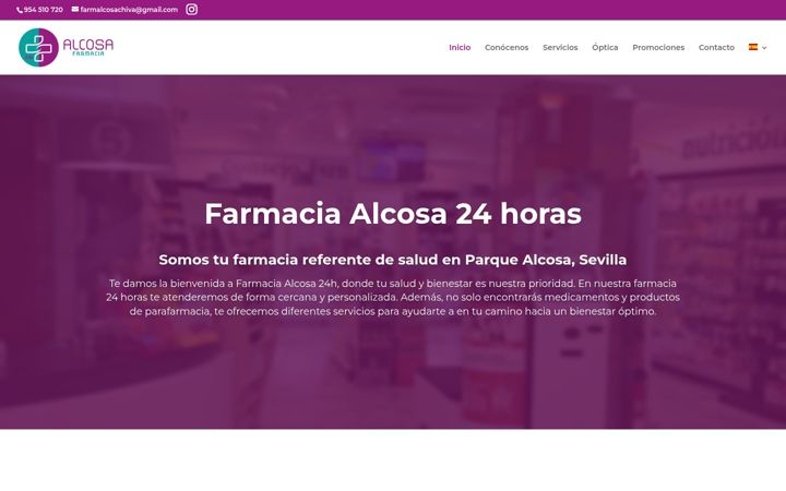 Screenshot του farmaciaalcosa24h.es