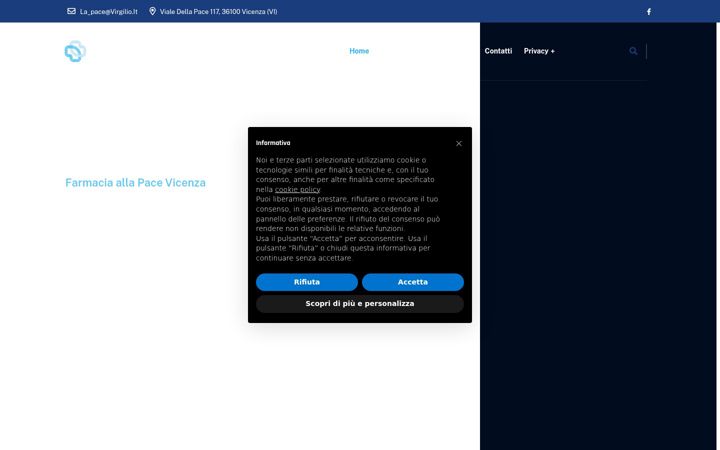 Screenshot of farmaciaallapace.it