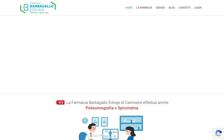 Screenshot of farmaciabarbagallo.it