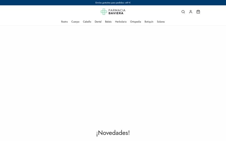 Screenshot of farmaciabaviera.es