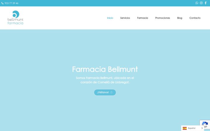 Screenshot του farmaciabellmunt.com