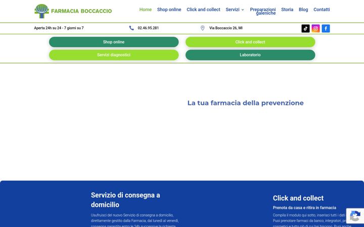 Capture d'écran de farmaciaboccaccio.it