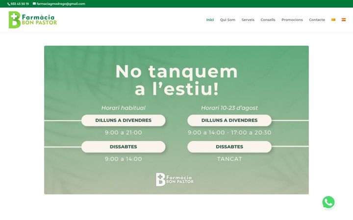 Screenshot of farmaciabonpastor.com