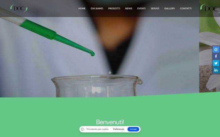 Capture d'écran de farmaciacampolino.it