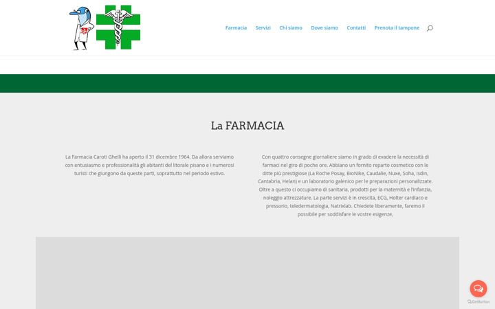 Screenshot of farmaciacarotighelli.it
