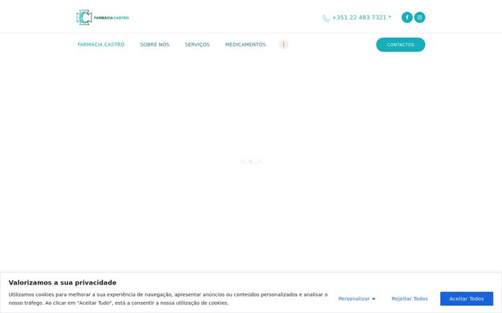 Screenshot van farmaciacastro.pt