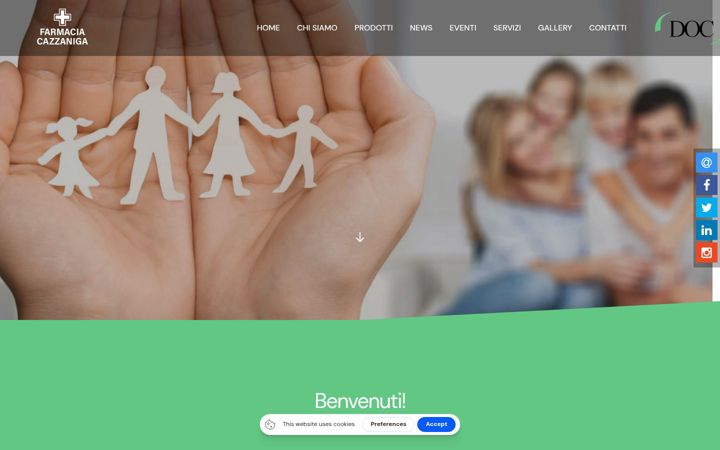 Screenshot of farmaciacazzaniga.it