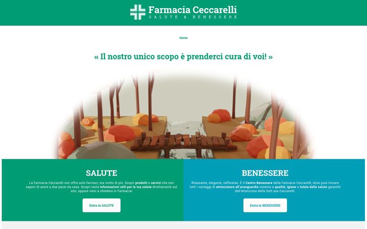 Screenshot of farmaciaceccarelli.com