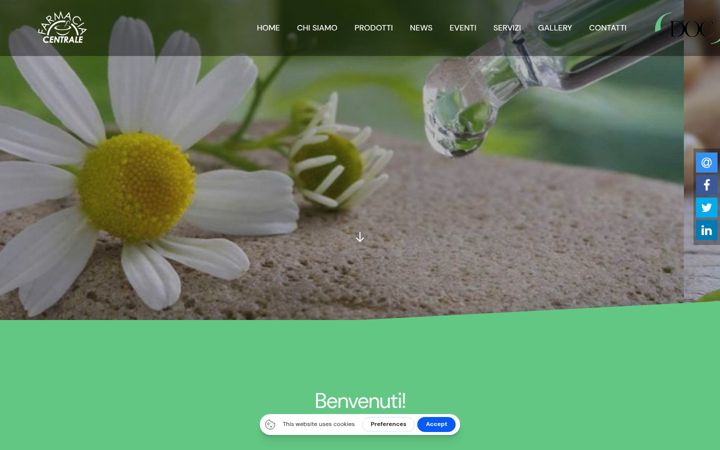 Screenshot of farmaciacentralepioltello.it