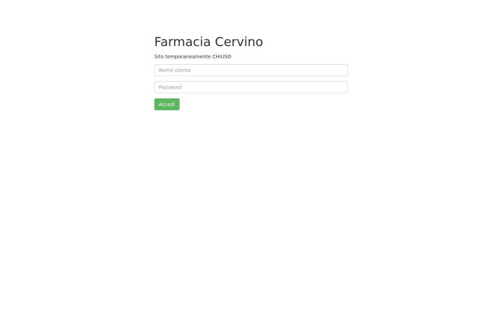 Capture d'écran de farmaciacervino.it
