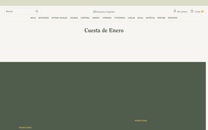 Screenshot of farmaciacespedes.com