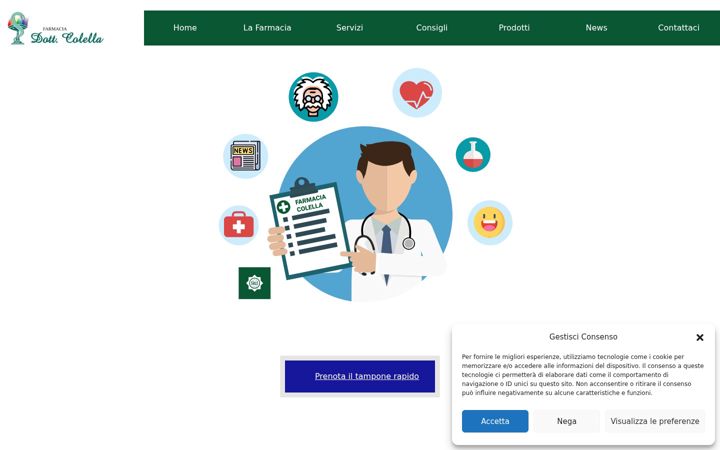 Screenshot ta' farmaciacolella.it
