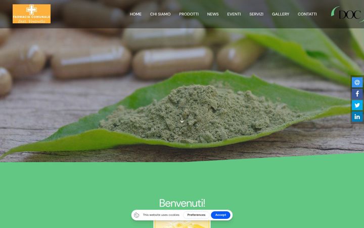 Screenshot ta' farmaciacomunaletriggiano.it