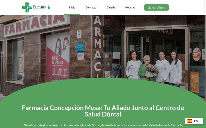 Screenshot του farmaciaconcepciondurcal.es