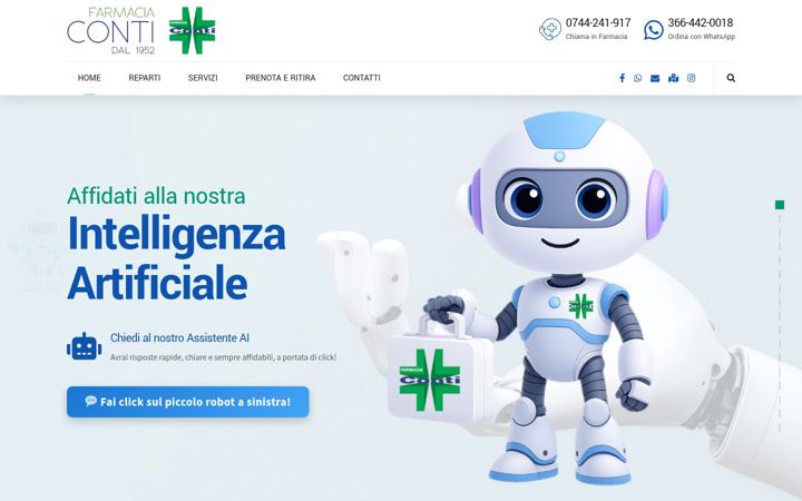 Screenshot of farmaciaconti.it