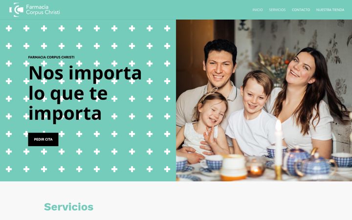 Screenshot of farmaciacorpus.es