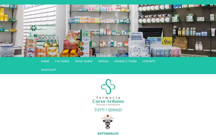 Capture d'écran de farmaciacorsoarduino.it
