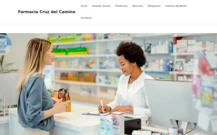 Screenshot of farmaciacruzdelcamino.es