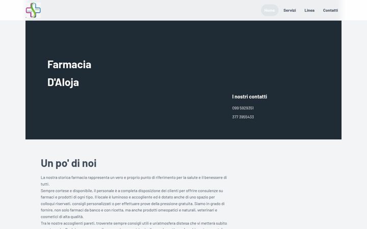 Screenshot of farmaciadaloja.it