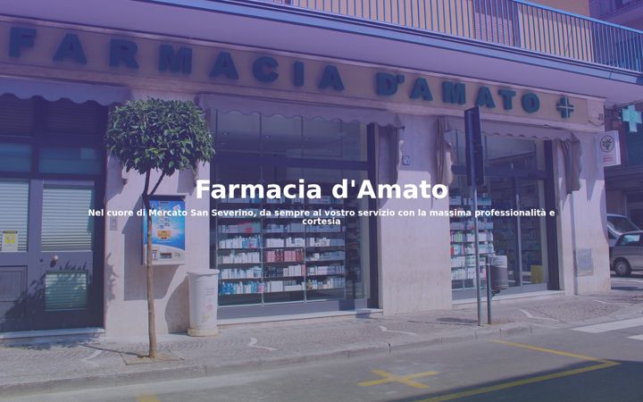 Screenshot of farmaciadamato.com