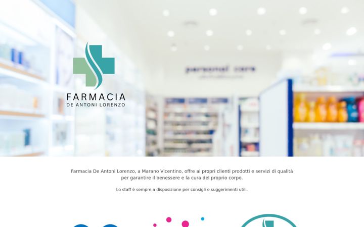 Capture d'écran de farmaciadeantonilorenzo.it