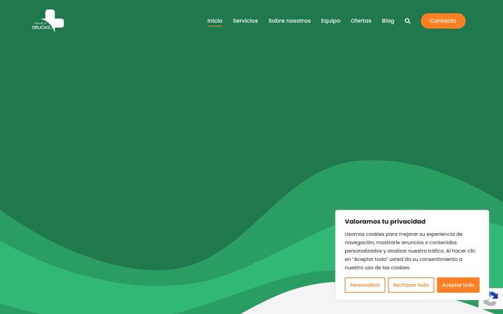 Screenshot του farmaciadeliciasva.es