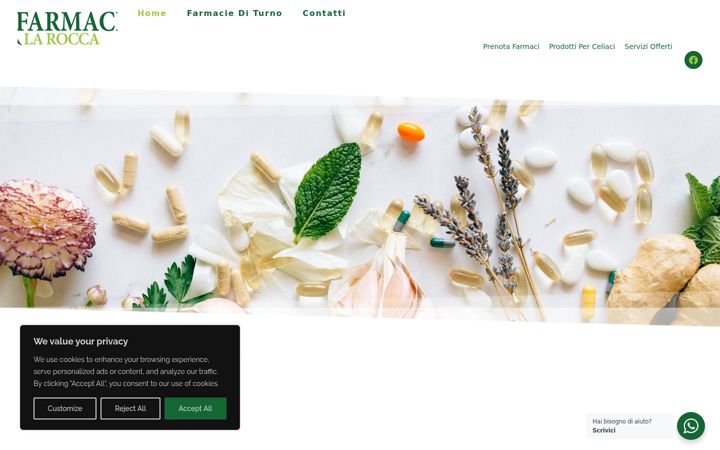 Screenshot of farmaciadellavalchiavenna.com
