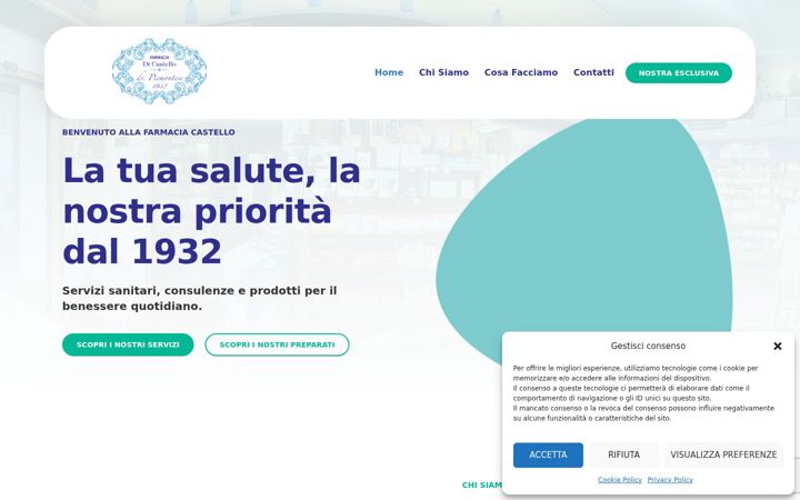 Captura de pantalla de farmaciadicastellofirenze.it