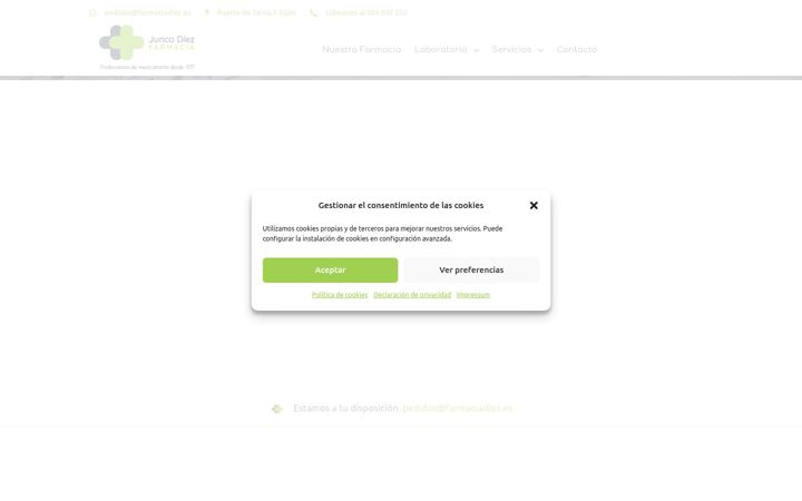 Screenshot of farmaciadiez.es
