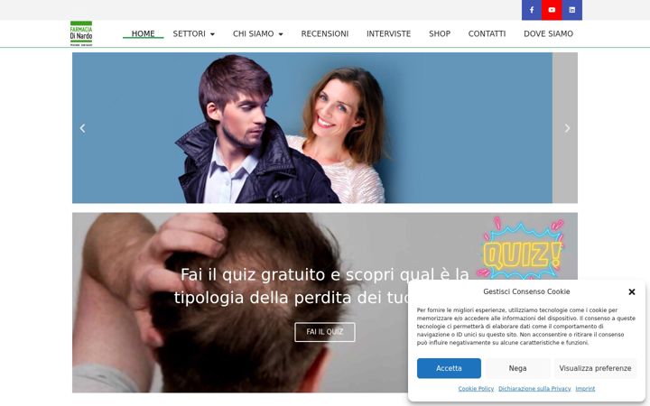 Screenshot of farmaciadinardolabrozzi.it