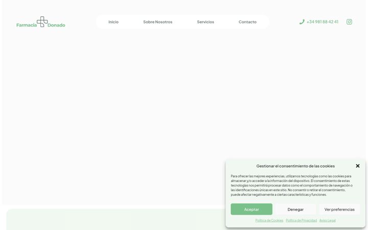 Screenshot of farmaciadonado.com