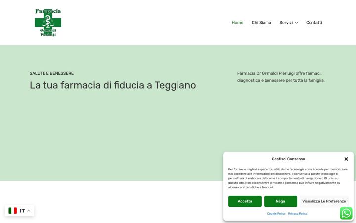 Capture d'écran de farmaciadrgrimaldipierluigi.it