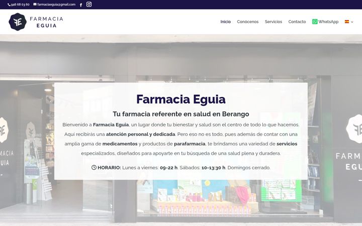 Screenshot of farmaciaeguia.com