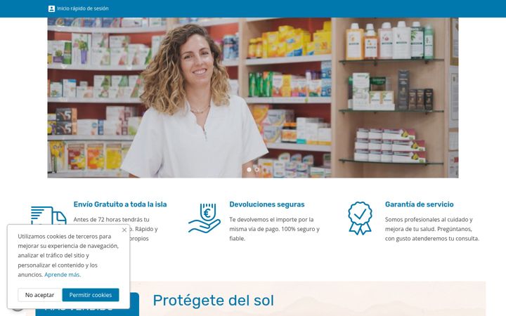 Zrzut ekranu farmaciaelcardonal.es