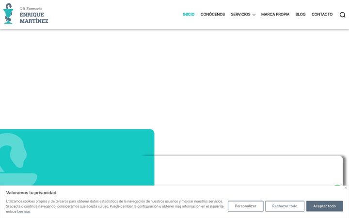 Screenshot of farmaciaenriquemartinez.es