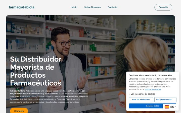 Screenshot of farmaciafabiola.com