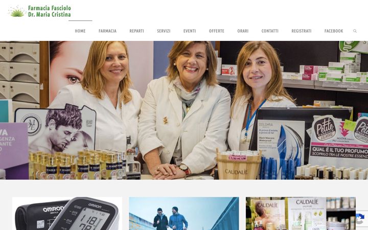 Capture d'écran de farmaciafasciolomc.it
