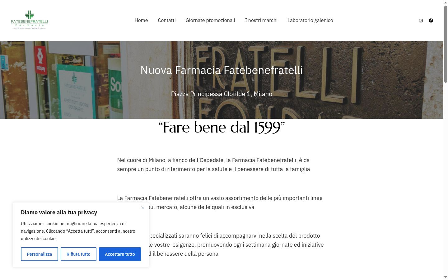 Capture d'écran de la bannière de consentement affichée avant toute interaction