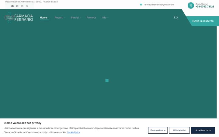 Screenshot of farmaciaferrario.it