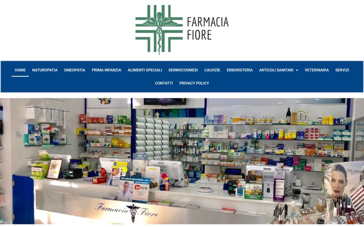 Ekraanipilt saidist farmaciafioresalerno.it
