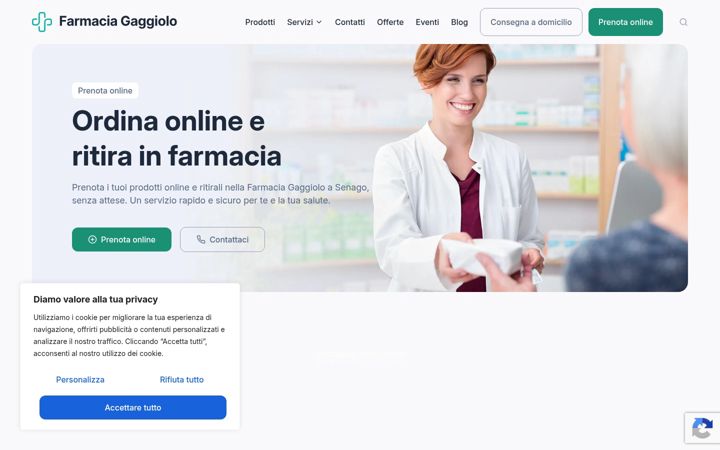 Ekraanipilt saidist farmaciagaggiolo.it